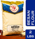 TAJ Gourmet Foods 2-Pounds TAJ Besan Flour | Chick Pea | Gram Flour | Finely Grounded