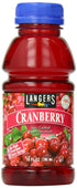 Langers Juice Cocktail, Cranberry, 10 Fl Oz (Pack of 12)