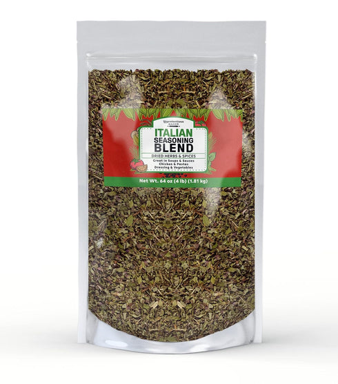 Unpretentious Italian Seasoning, 4 lb, Great in Soups & Sauces, Delicious Seasoning