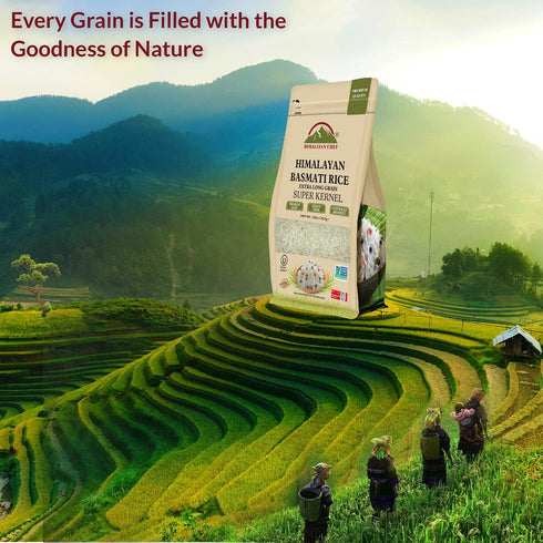 2 lbs (Pack 2) Himalayan chef White Basmati Rice