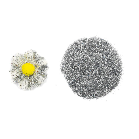 American Silver Craft Glitter Dust | Shiny Silver Glitter for Cake Accessories, DIY Crafting Decoration