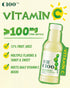 C100 Drink100mg 12% -15 oz, 445mL, 15 Pack Calamansi Flavored Composite Juice Vitamin C Per Bottle, Real Fruit Juice