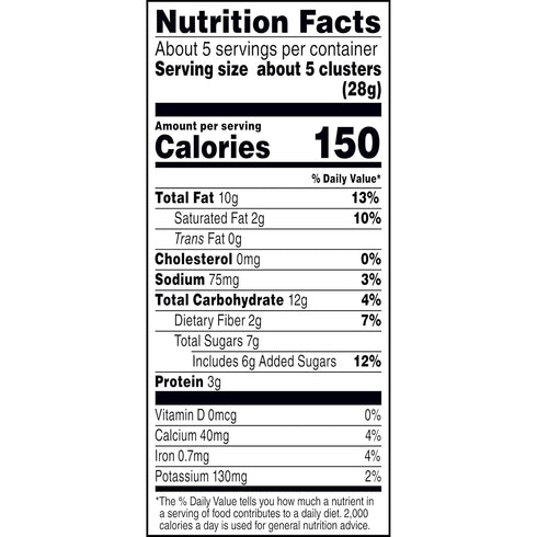 Surgeark 5 (Pack 6) True North Nut Clusters, Chocolate Nut Crunch, Ounce