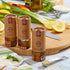 Kamenstein Kraft Paper Spice Tube Set, 99% Recycled Material Packaging with Included Spices for Tailgates