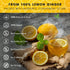 Premium 75 Lemon Ginger Tea Bags: 100% Natural Ingredients, Eco-conscious Herbal Tea, No Sugar, No Caffeine