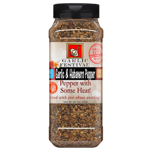 Garlic Festival Foods Garlic & Habanero Pepper Net Wt. 21 oz.