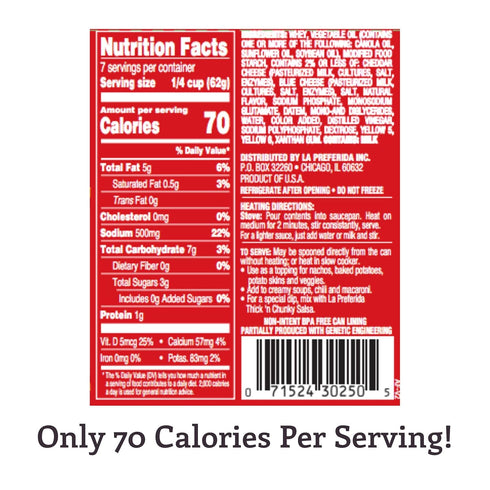 15oz. (Pack 6) La Preferida Mild Cheddar Cheese Sauce (Velvety, Ready-to-Pour Canned Cheese) for Nachos, Tacos, Dips