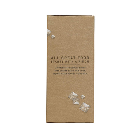 Maldon Salt, Smoked Sea Salt Flakes, 4.4 oz (125 g), Kosher, Handcrafted Gourmet Pyramid Crystals