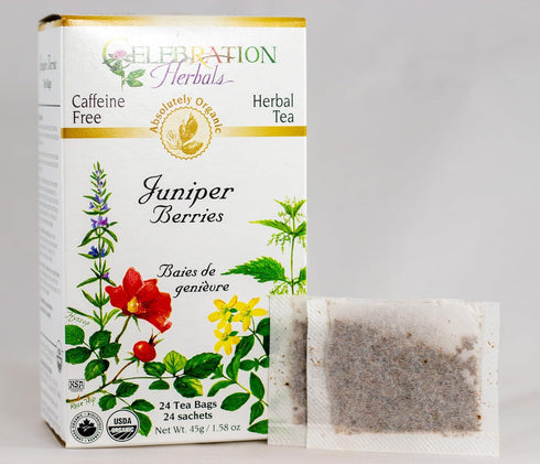 Celebration Herbals 24 0.02 Juniper Berries Tea Organic Bag, Pound