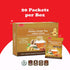 Pocas 2-Pack, 20 Packets Honey Ginger Instant Tea Powder, Turmeric Flavor Ginger Extract & Real Sweetener