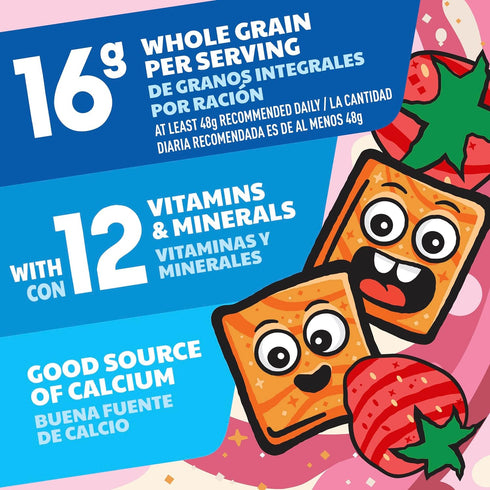 18.8 oz Cinnamon Toast Crunch Breakfast Cereal, Crispy Strawberry Cereal, Family Size