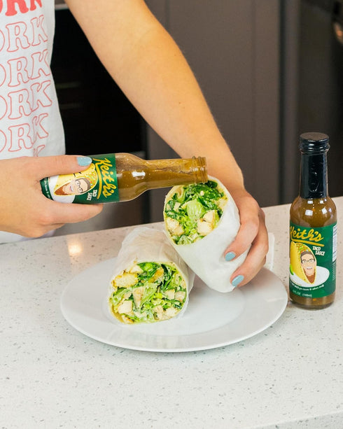5 oz (1-Pack) Keith's Taco Sauce by Heatonist, Mild Hot Sauce Made with Natural Ingredients: Serrano & Jalapeno