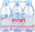 evian 6 11.2 oz , Water, ct, each