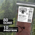 10g 1 (80 Old Trapper Peppered Double Eagle Beef Jerky | Real Wood Smoked | of Protein | Bag Pieces)