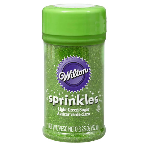 3.25 Light Green Colored Sanding Sugar, Ounces by Wilton