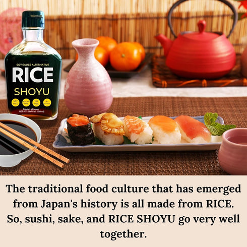 UMAMI Shoyu 5.07oz (150 ml) - Rice Shoyu, Soy Sauce Alternative