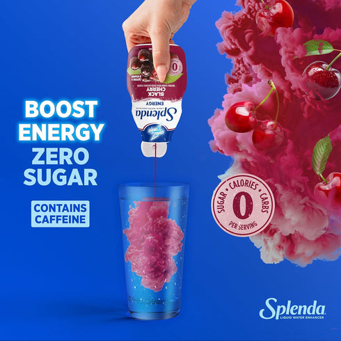 3.11 Oz 1 Pack) SPLENDA Energy Liquid Water Enhancer Drops, Sugar Free, Zero Calorie, Natural Flavor, Concentrated