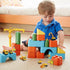 SEERMIA 21-pieces Set 6 14 mini construction vehicles Cake Decoration Tower Crane truck cake toppers construction