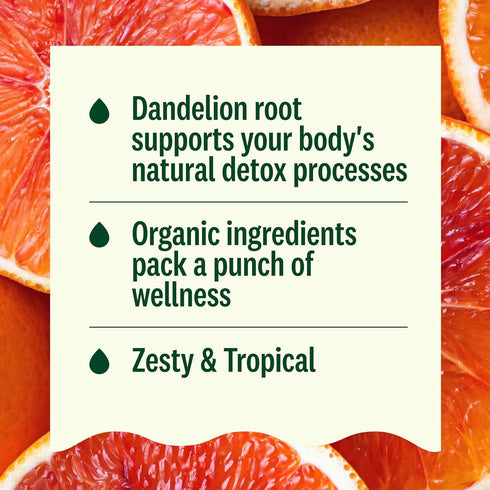 2 oz Suja Organic Detox Blood Orange Shot, Wellness Shot With Dandelion Root and Hibiscus, fl Bottle