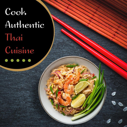 10.6 oz, KA-ME Pad Thai Express Rice Noodles Authentic Asian Ingredients and Flavors, Gluten-Free, Made of Rice, No