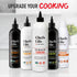 2 Pack Set 16.9 Oz (2 Set) Chefs Life Cooking Oil & Finishing Oil - Extra Virgin Olive and Avocado Oil, Gift