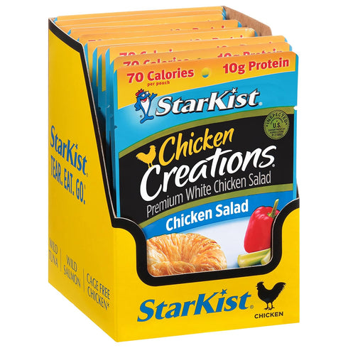 2.6 oz (Pack 12) StarKist Chicken Creations, Chicken Salad, Pouch