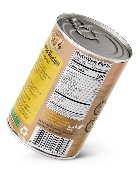 14oz (400g) Pack 2 Rani Chick Peas, Garbanzo Beans (Boiled Chick Peas in Brine) Kabuli Chana of ~ Easy Open Can | All