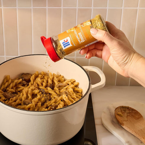 4.66 oz McCormick Seasoning, Caramelized Onion, Signature Seasonings, No Artificial Flavors, No MSG Added, Sweet