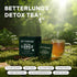 15 (Pack 1) Betterbrand Mullein Tea Bags for Lung Detox - Respiratory Support with Thyme, Elderberry, Ginseng, Ginger