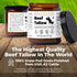 100% B1, 8 Oz Santa Cruz Paleo Beef Tallow for Skin Care & Cooking, Grass Fed and Finished, Gluten Free, Keto, Sugar