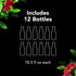 18.5 Oz (Pack 12) Pure Leaf Iced Tea, Unsweetened Real Brewed Tea, Zero Sugar & Zero Calories, Fl