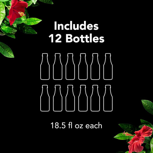 18.5 Oz (Pack 12) Pure Leaf Iced Tea, Raspberry, Real Brewed Tea, Fl Bottles