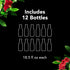 18.5 Oz (Pack 12) Pure Leaf Iced Tea, Raspberry, Real Brewed Tea, Fl Bottles