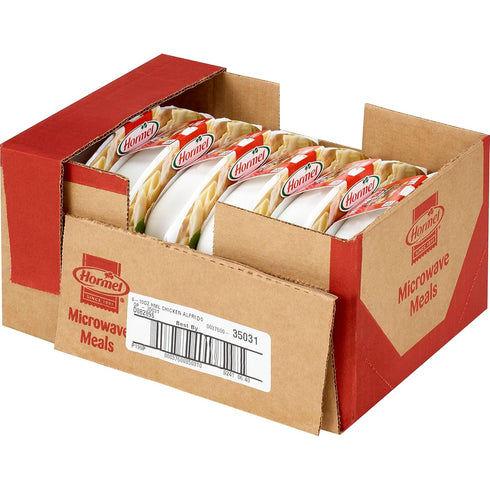 10 oz. (6 Pack) HORMEL COMPLEATS Chicken Alfredo Microwave Tray