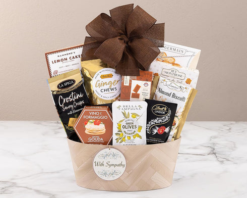 Country Wine Gift Baskets Sympathy Gift Basket
