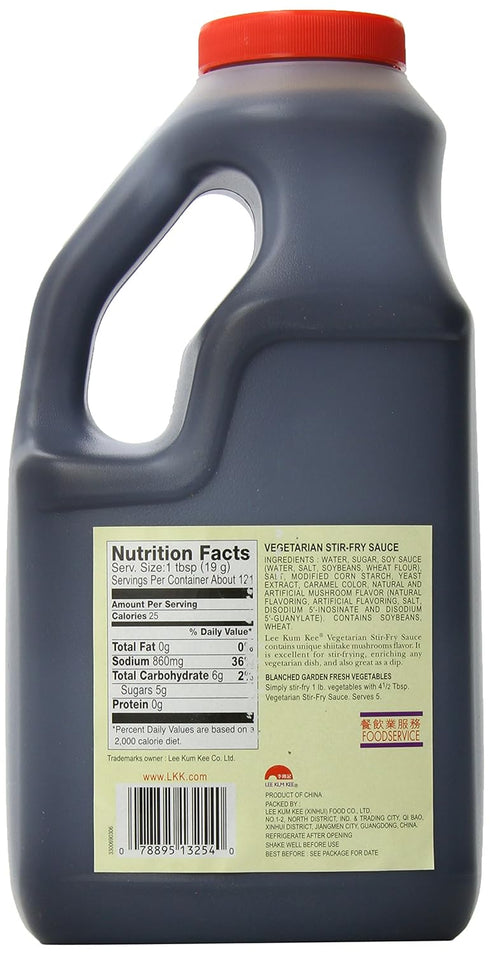 5.1 Lee Kum Kee Lkk Vegetarian Stir-Fry Sauce, Pound