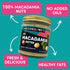 (8 Wilderness Poets, Raw Macadamia Nut Butter - Vegan, No Salt Ounce) - Glass Jar