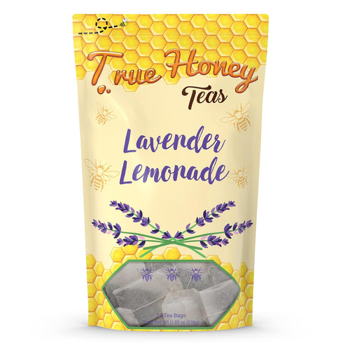 24 Count True Honey Lavender Lemonade Tea Bags - Tranquil Tea for Sleep, Stress Relief and Calm - All Natural Organic