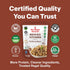 1.5 10g 6g 8.8 oz Pack 6 Eat Regal Brown Rice with Quinoa, Nutty & Wholesome, Always Fluffy, No Clump & No Kneading