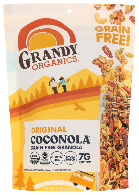 Grandy Organics Organic Granola Coconola Grain Free, 9 OZ