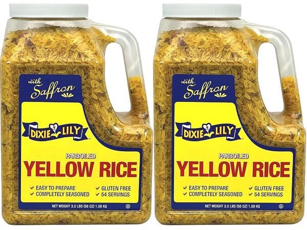 Dixie Lily Yellow Rice Dinner/Jug - Long Grain Parboiled Rice with Dehydrated