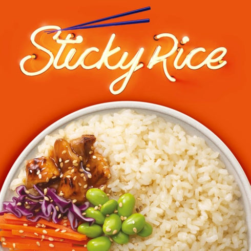 8.5 Oz (Pack 12) BEN'S ORIGINAL Ready Rice Sticky Rice, Easy Dinner Side, Pouch