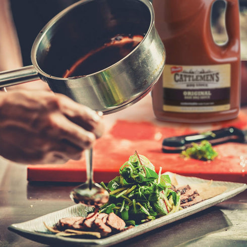 1 (Pack 2) Cattlemen's Original Base BBQ Sauce, gal - One Gallon Container Customizable Barbecue Sauce Base for Chefs