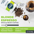 2.2 lb, Wink Coffee Blonde Espresso, Light Roast Whole Bean Coffee, Single Origin Colombian Arabica Beans, Small-Batch