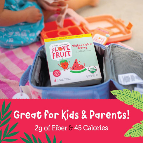 Pack 30 count, 100% YOU LOVE FRUIT - Fruit Snacks Variety Natural Gluten-Free, Vegan, Low Carb, Low Fat Fruit Kosher