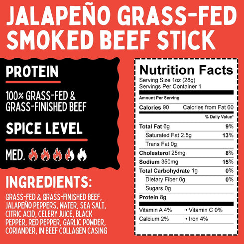 7 5 1 1 (2 14-cnt, 1-oz Flavor Variety Meat Sticks. No Added Nitrates, Gluten, Soy, MSG, Dairy, Nuts. Grass-fed Beef