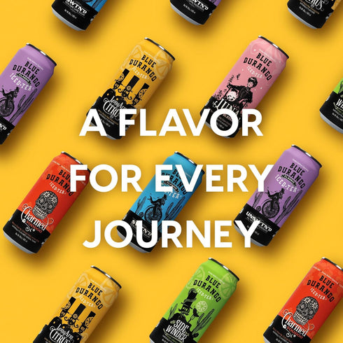 16 oz (12 Pack) Blue Durango Iced Tea - Long Arm Citrus - Black Tea, Lemon, Prickly Pear, Pomegranate - Low Sugar