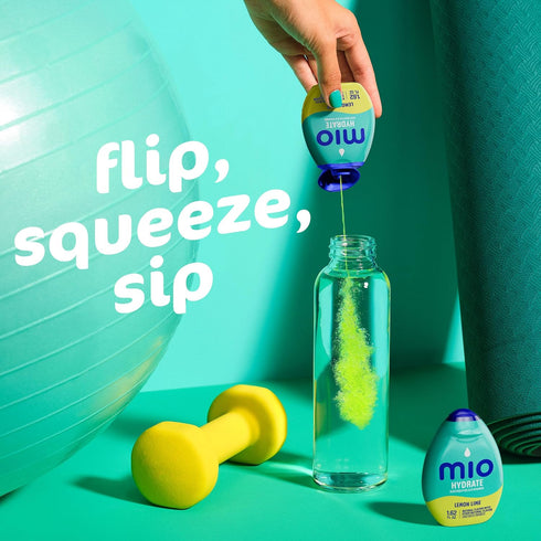 1.62 Pack 2 Mio Sport Liquid Water Enhancer, Lemon Lime, Ounce