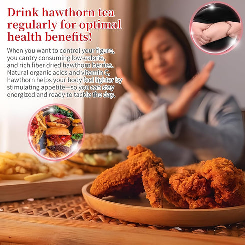 14.11oz/400g Hee Creek Premium Dried Hawthorn Berries Natural Hawthorn Berry Tea No Sugar No Artificial Color Awaken