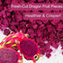 6oz Pieces,170g Freeze Dried Dragon Fruit Dragon Fruit Chunks for Smoothies, Baking, Yogurt, Breakfast & Pink Drink